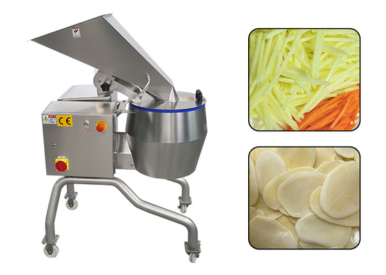 Affettatrice e trinciatrice centrifughe della patata dell'attrezzatura di trasformazione dei vegetali 1000KG/H di SUS 304