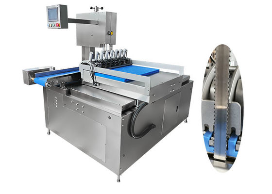Macchina di taglio automatico a seghe dentate a doppio lato per la carne surgelata