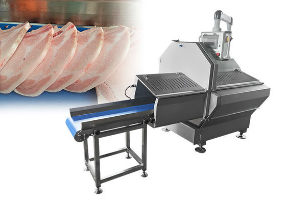 Macchina per tagliare carne congelata orizzontale grande con funzione di porzione per tagliare carne di manzo e pancetta