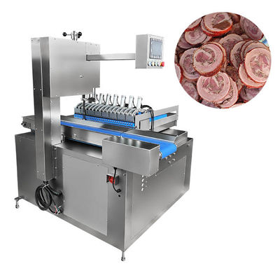 Macchina per segare le carni industriali con doppia lama per tagliare carni fresche e congelate con osso e senza osso