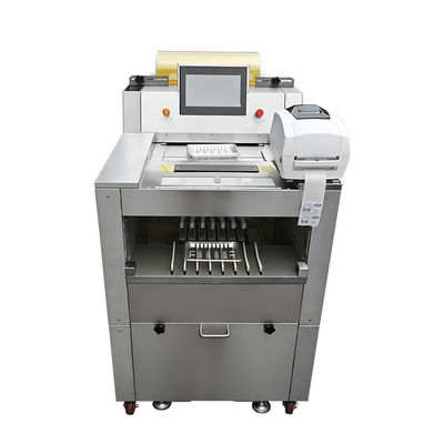 Supermarket Packaging Equipment Commercial Fruit And Vegetables Cling Film Wrapping Machine For Packing Food With Weighting And Labling Function