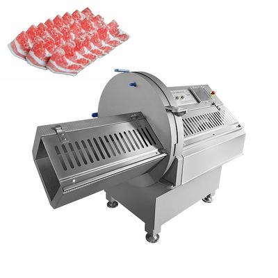 Macchina di taglio a precisione ad alta velocità di fette con osso e senza osso per carne surgelata con touchscreen intuitivo