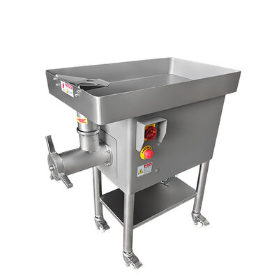 Macchina industriale per la macinazione della carne con capacità di 600KG/H, costruzione in acciaio inossidabile SUS 304 e potenza di 2,2KW
