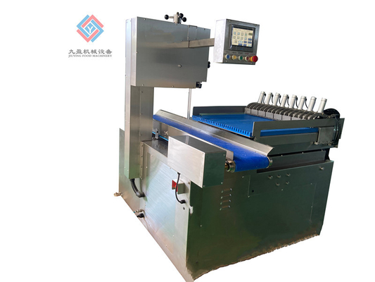 Taglierina della sega della banda dell'osso della bistecca congelata mucca elettrica industriale della carne di maiale del pesce della macchina di lavorazione della carne 7.2HP doppia